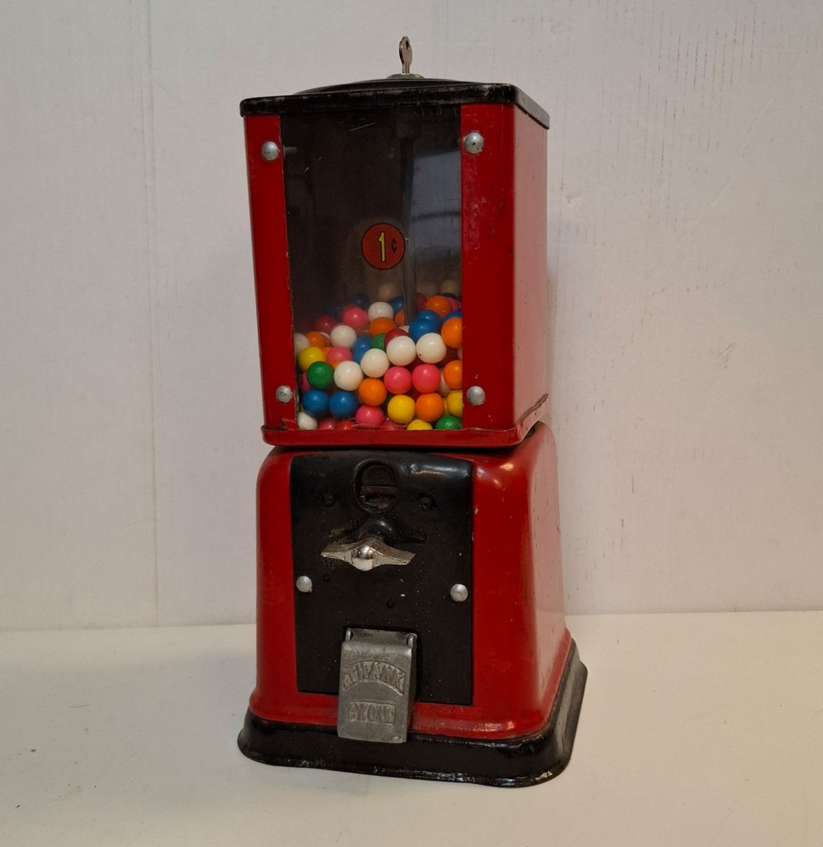 Vintage Victor 1-Cent Kauwgomballen Automaat - Origineel | The Dutch Pickers