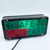 Vintage “Wait / Safe to Pass” Lichtbak - Origineel Truck/Schoolbus Sign | The Dutch Pickers