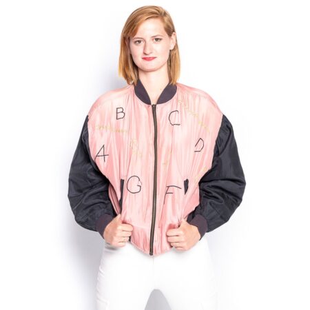 Vintage Zijde Jasje Roze - S | 41% korting | Fiftiesstore