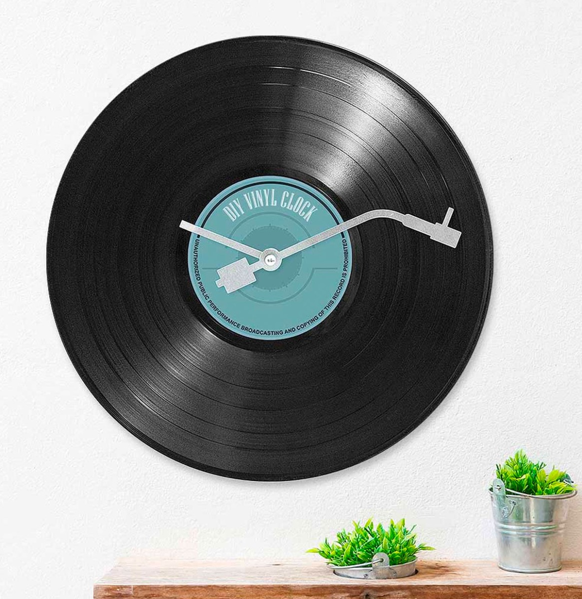 Vinyl Plaat Klok DIY Soundtracks | Fiftiesstore
