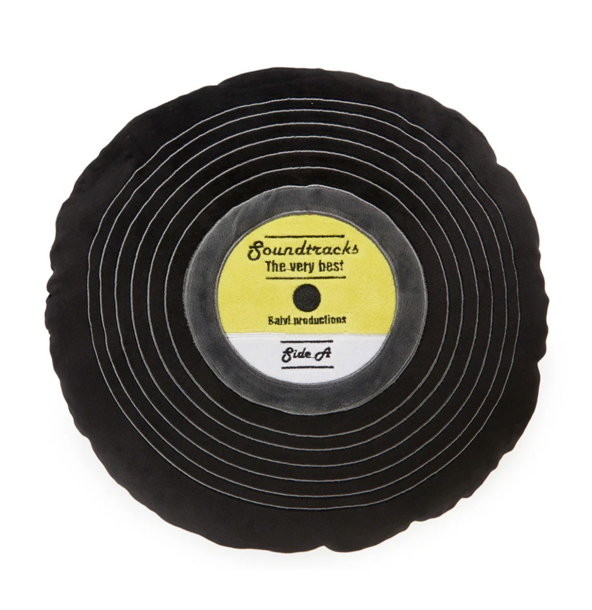 Vinyl Plaat Kussen - Ø37cm | Fiftiesstore