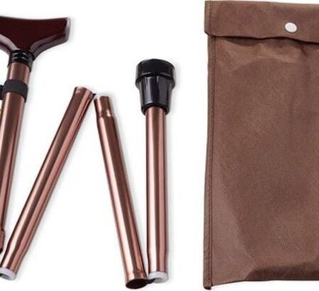 Vitility Wandelstok Opvouwbaar Brons | Vitility