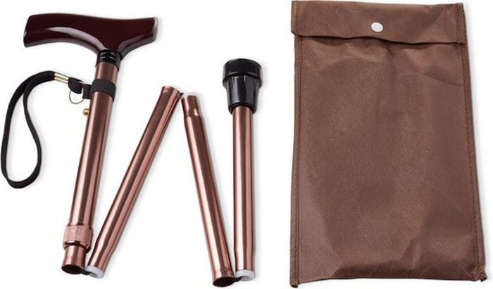 Vitility Wandelstok Opvouwbaar Brons | Vitility