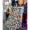 Vivien Of Holloway Halterneck Daisy Dress Black -XS | 32% korting | Vivien of Holloway