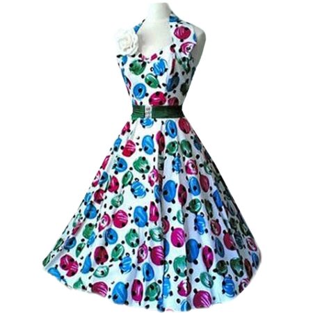 Vivien Of Holloway Halterneck Jellybean Dress-XS | 39% korting | Vivien of Holloway