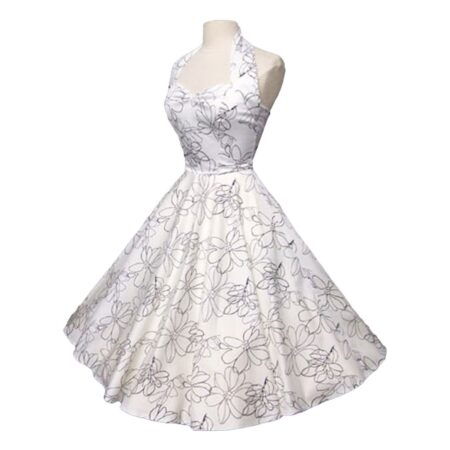 Vivien Of Holloway Halterneck Narnia Dress White-XS | 46% korting | Vivien of Holloway