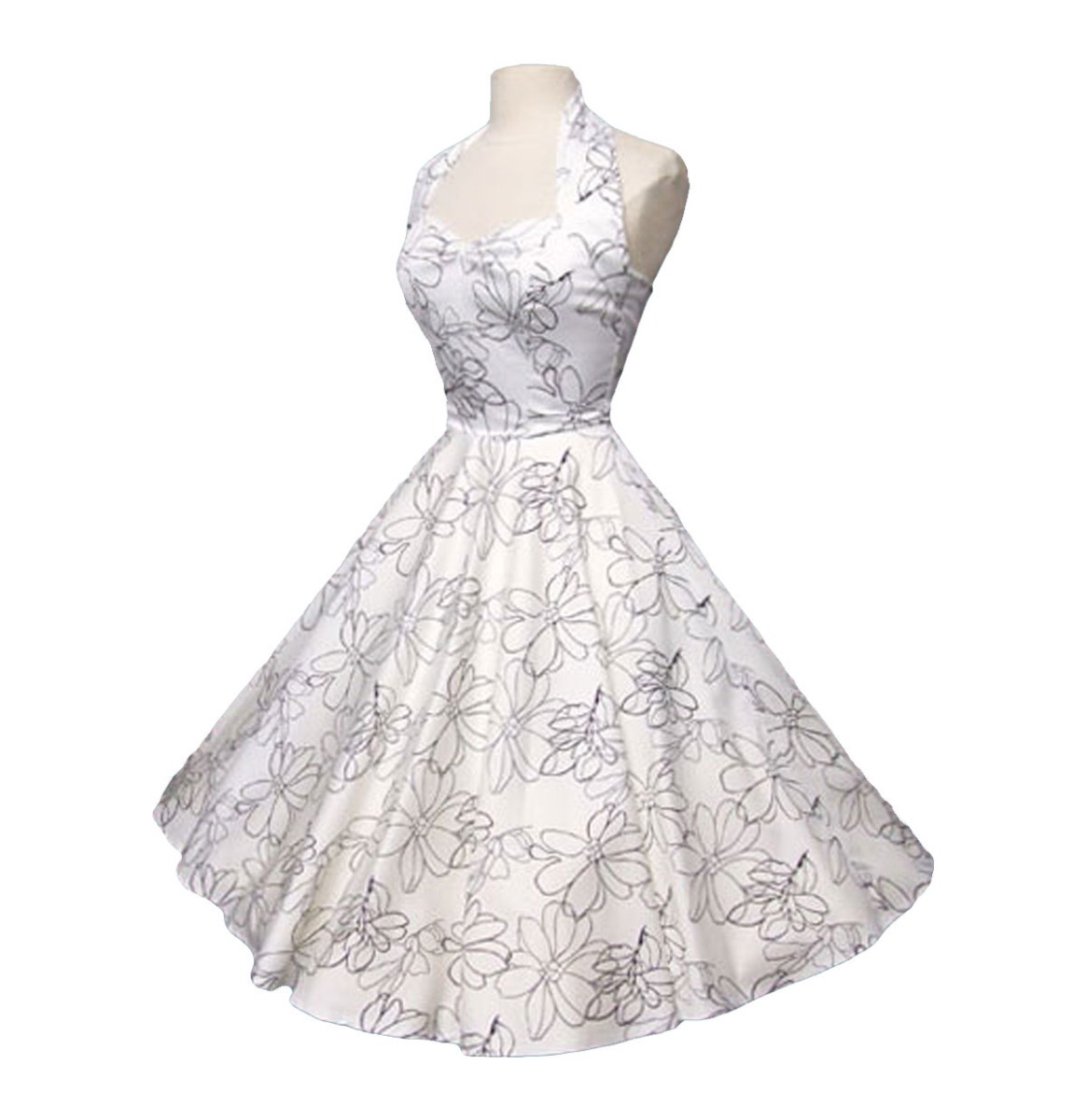 Vivien Of Holloway Halterneck Narnia Dress White-XS | 46% korting | Vivien of Holloway