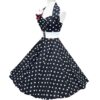 Vivien Of Holloway Halterneck Stars Dress Black -XS | 32% korting | Vivien of Holloway