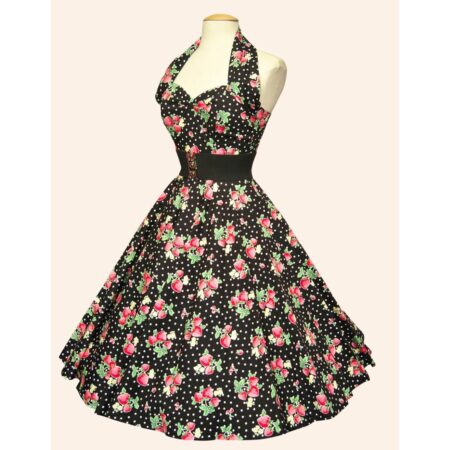 Vivien Of Holloway Halterneck Strawberry Dress-S | 32% korting | Vivien of Holloway