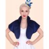 Vivien Of Holloway Velvet Bolero Blue -S | 44% korting | Vivien of Holloway