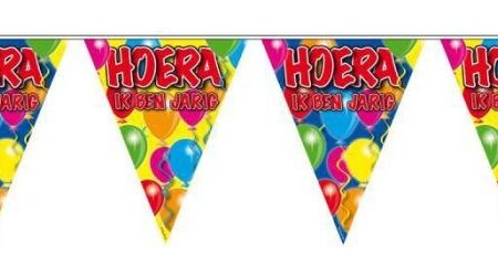 Vlaggenlijn Balloons Ik Ben Jarig | Folat