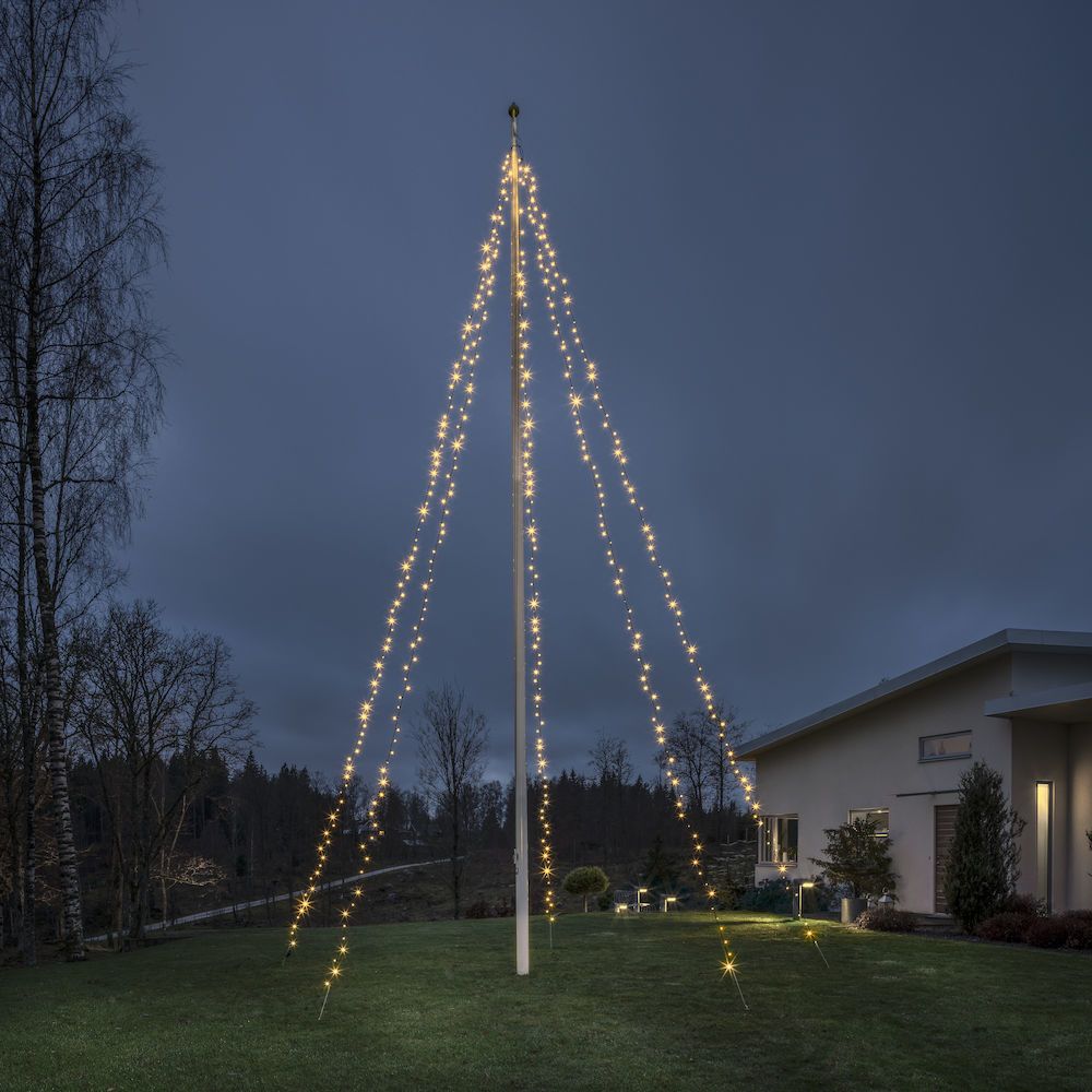 Vlaggenmastverlichting - 500 LEDs - Amber 2200K - 5 meter - Kerstverlichting | Konstsmide