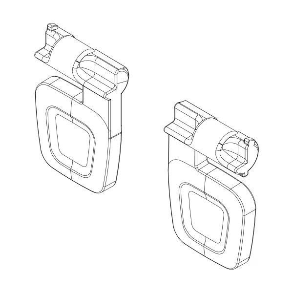Voetsteun Clips voor Yepp Nexxt Maxi | Thule Yepp