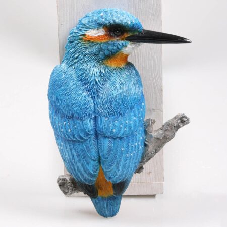 Vogel ijsvogel wand 14x5x19cm | Farmwood Animals