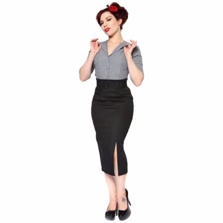 Vogue Pencil Skirt Black-XXXL | 40% korting | Heart of Haute