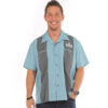 Volcano Bowl Double Panel Shirt Sea Foam-XS | 29% korting | Steady Clothing