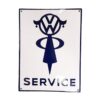 Volkswagen Service Vrouw Emaille Bord - 40 x 30cm | Volkswagen
