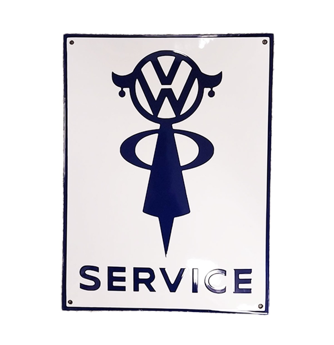Volkswagen Service Vrouw Emaille Bord - 40 x 30cm | Volkswagen