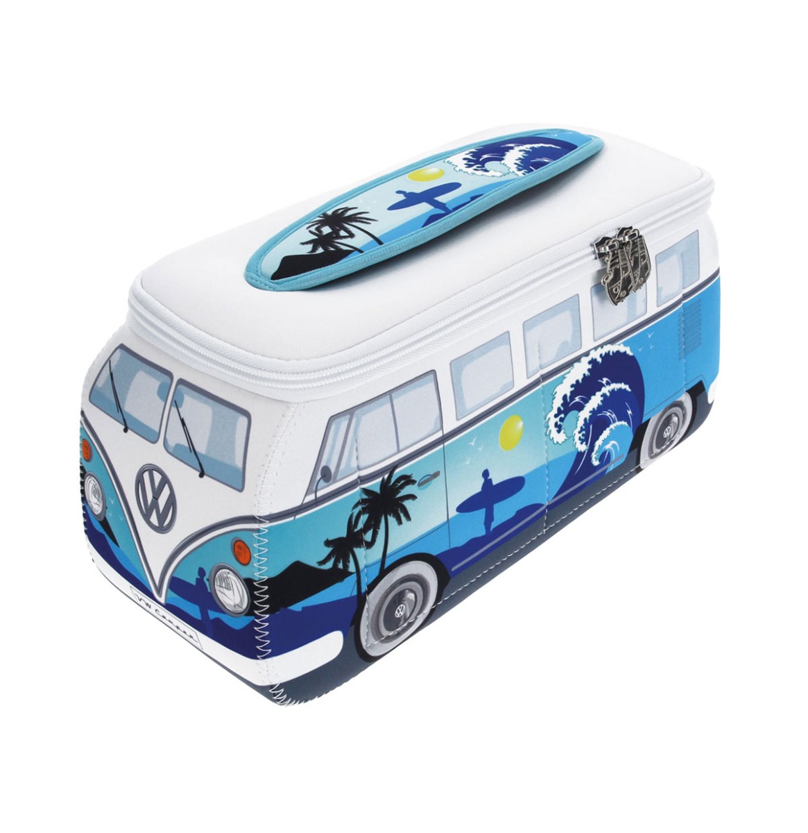 Volkswagen T1 Bulli Bus 3D Neoprene Universeel Etui - Surf Klein | Volkswagen