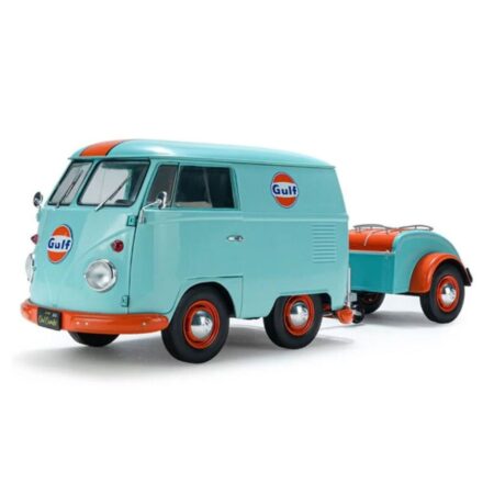 Volkswagen T1 Kool Kombi + Trailer Gulf '24 1:18 | Gulf