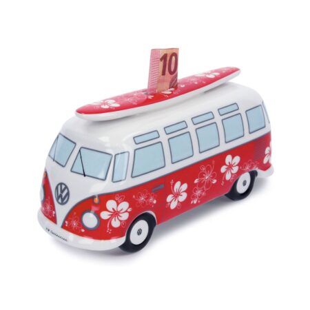 Volkswagen VW T1 Bulli Bus Spaarpot met Surfplank | Volkswagen