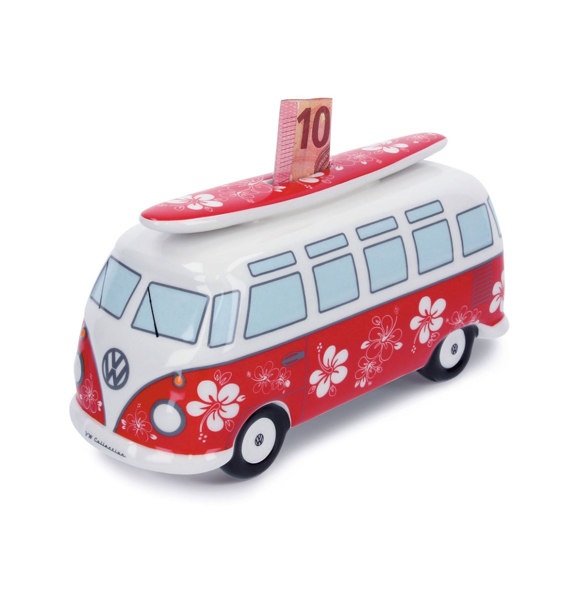 Volkswagen VW T1 Bulli Bus Spaarpot met Surfplank | Volkswagen