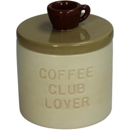 Voorraadpot Coffee Club Domomite H13cm | Kersten