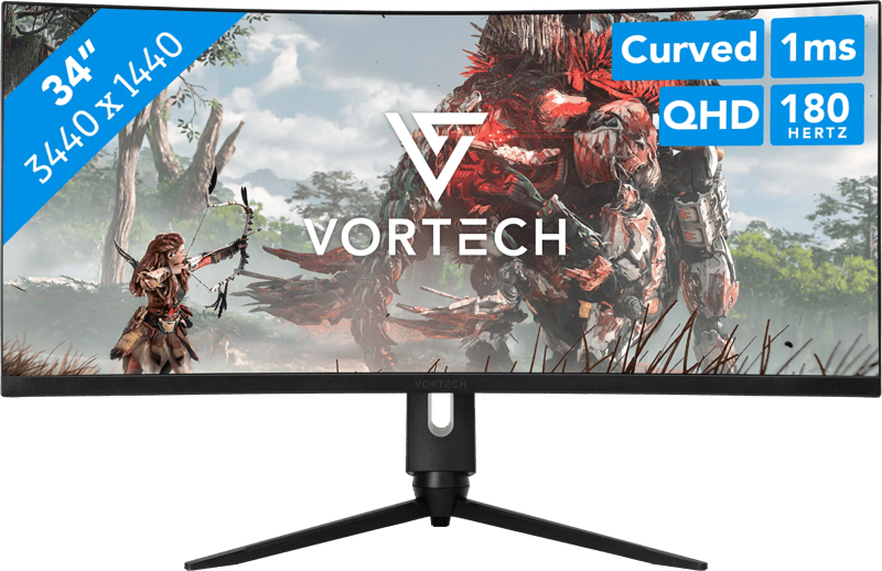 Vortech Pro 34 inch Quad HD Curved