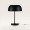 Voryn - Zwarte Tafellamp Modern 50 cm - Klassiek design - Salon taffellamp - E27 fitting - Met aan/uit-schakelaar - Metaal | LUSENZ