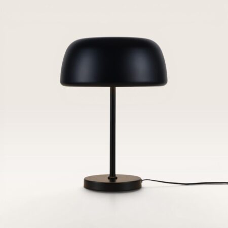 Voryn - Zwarte Tafellamp Modern 50 cm - Klassiek design - Salon taffellamp - E27 fitting - Met aan/uit-schakelaar - Metaal | LUSENZ