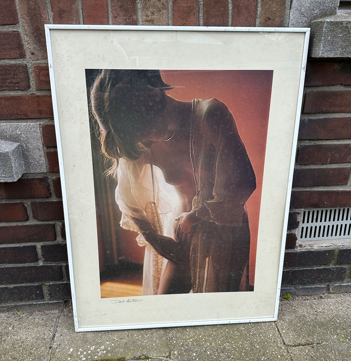 Vrouw In Nachtkleding Fotografie In Lijst | Fiftiesstore