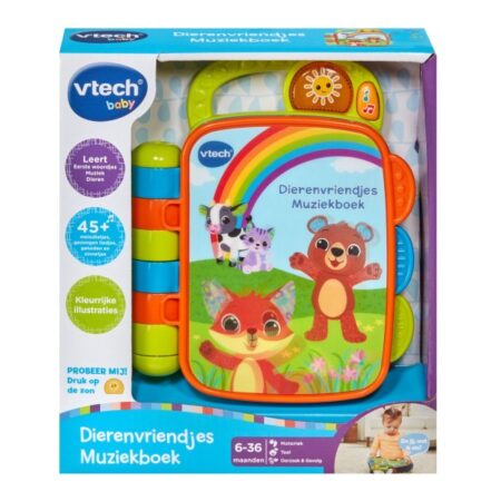Vtech Baby Dierenvriendjes Muziekboek | Vtech