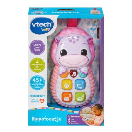 Vtech Baby Hippofoontje Roze | Vtech