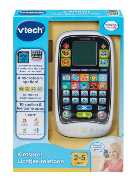 Vtech Kleuter Kletspret Lichtjestelefoon | Vtech