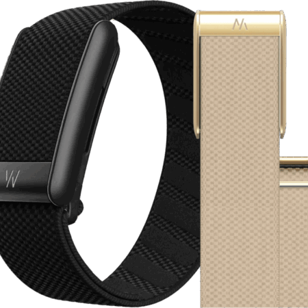 WHOOP 5.0 Peak Zwart Abonnement 1 Jaar + WHOOP 5.0 SuperKnit Luxe Band Beige