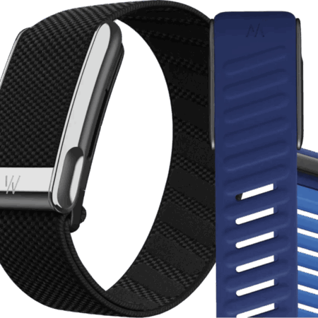 WHOOP MG Life Zwart Abonnement 1 Jaar + WHOOP MG SportFlex Band Blauw