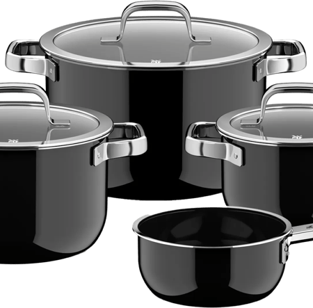 WMF Fusiontec Mineral Pro Pannenset 4-delig Zwart