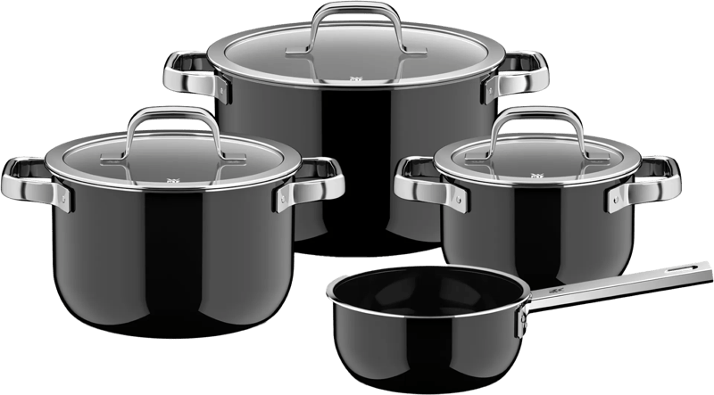 WMF Fusiontec Mineral Pro Pannenset 4-delig Zwart