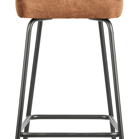 WOOOD Barkruk 'Vogue' (zithoogte 80cm) Leder