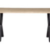 WOOOD Boomstam Eettafel 'Tablo' met X-poot