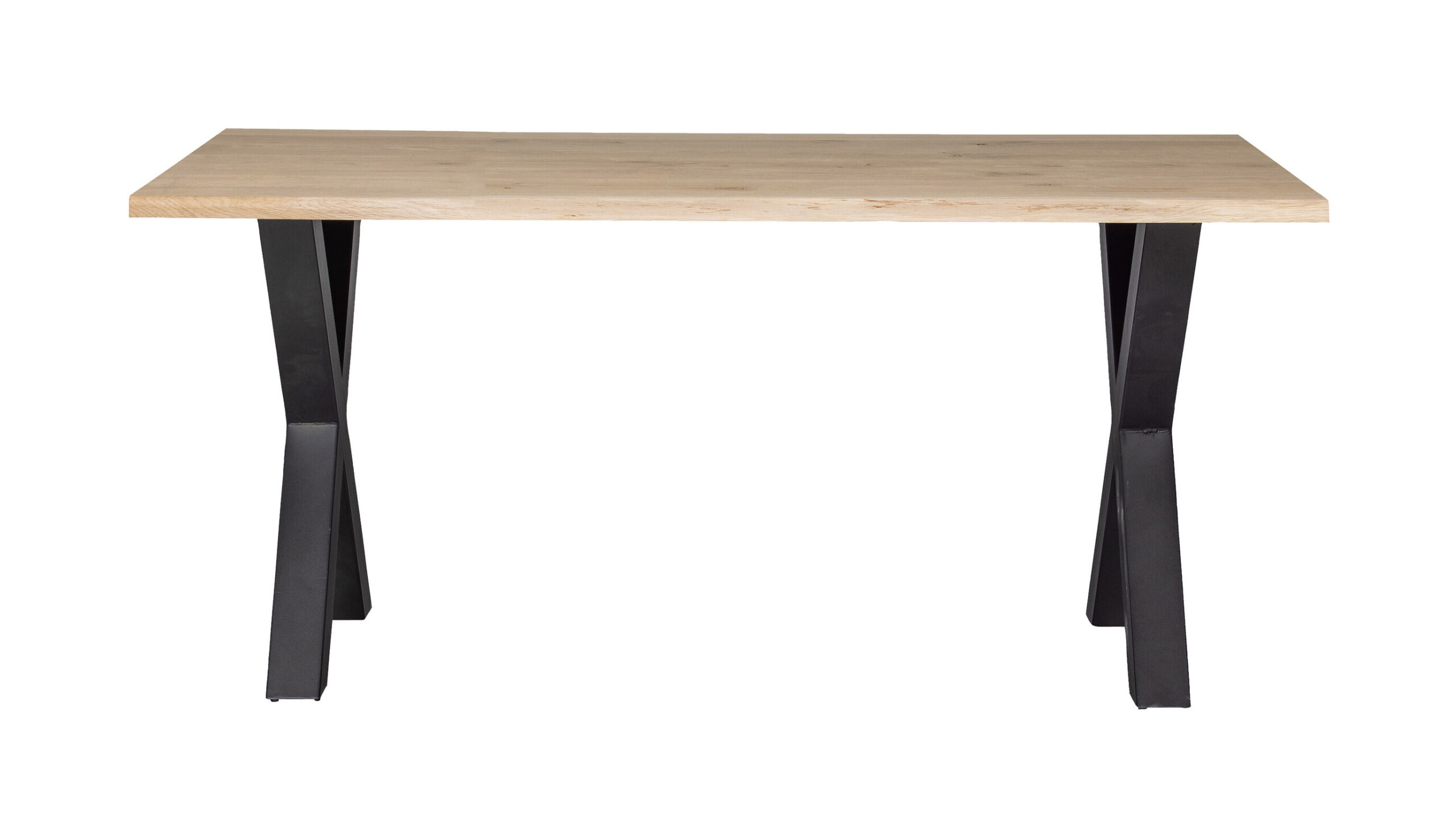 WOOOD Boomstam Eettafel 'Tablo' met X-poot