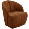 WOOOD Draaifauteuil 'Mojo' Geweven Rib