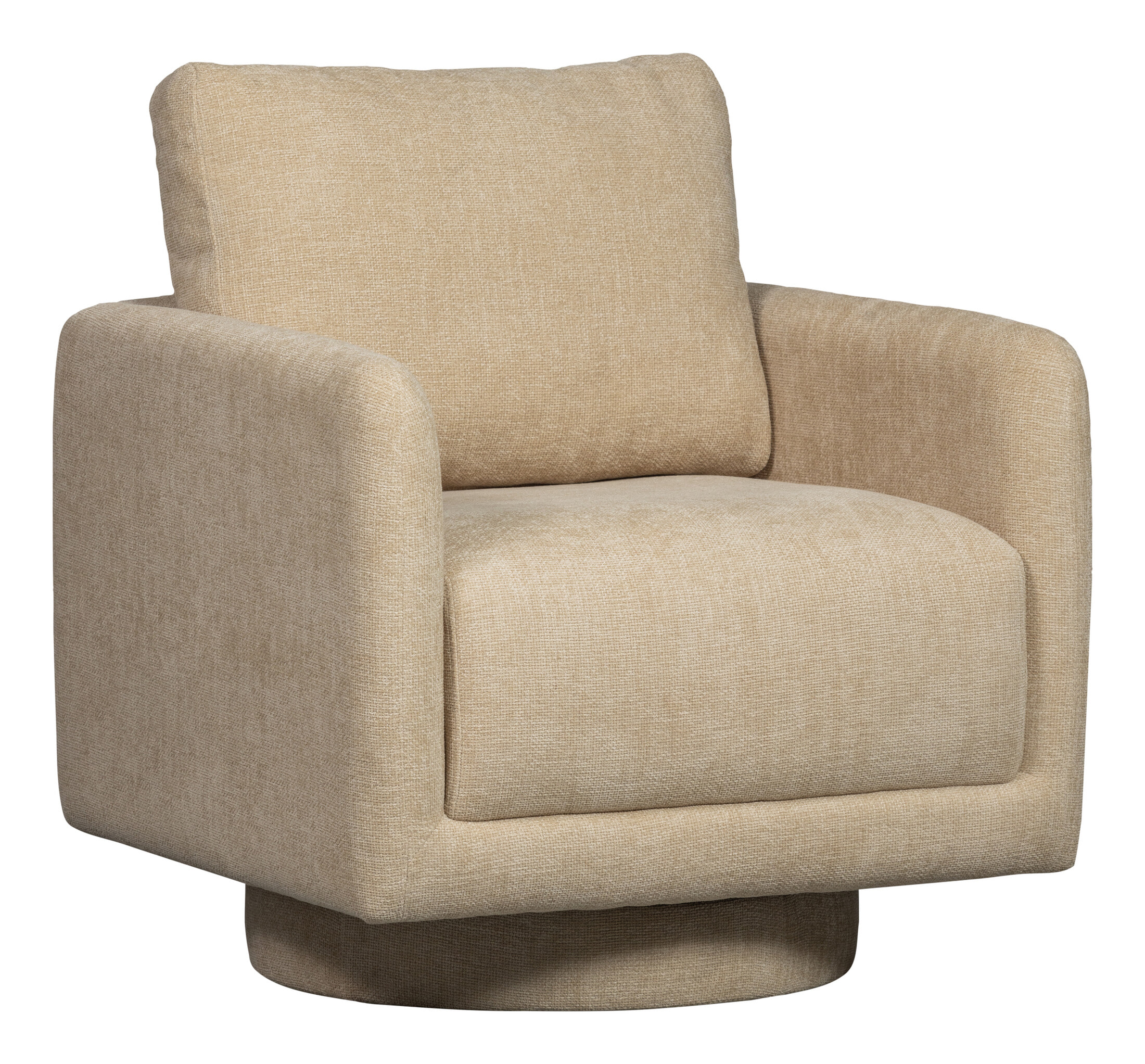 WOOOD Draaifauteuil 'Oscar' Chenille