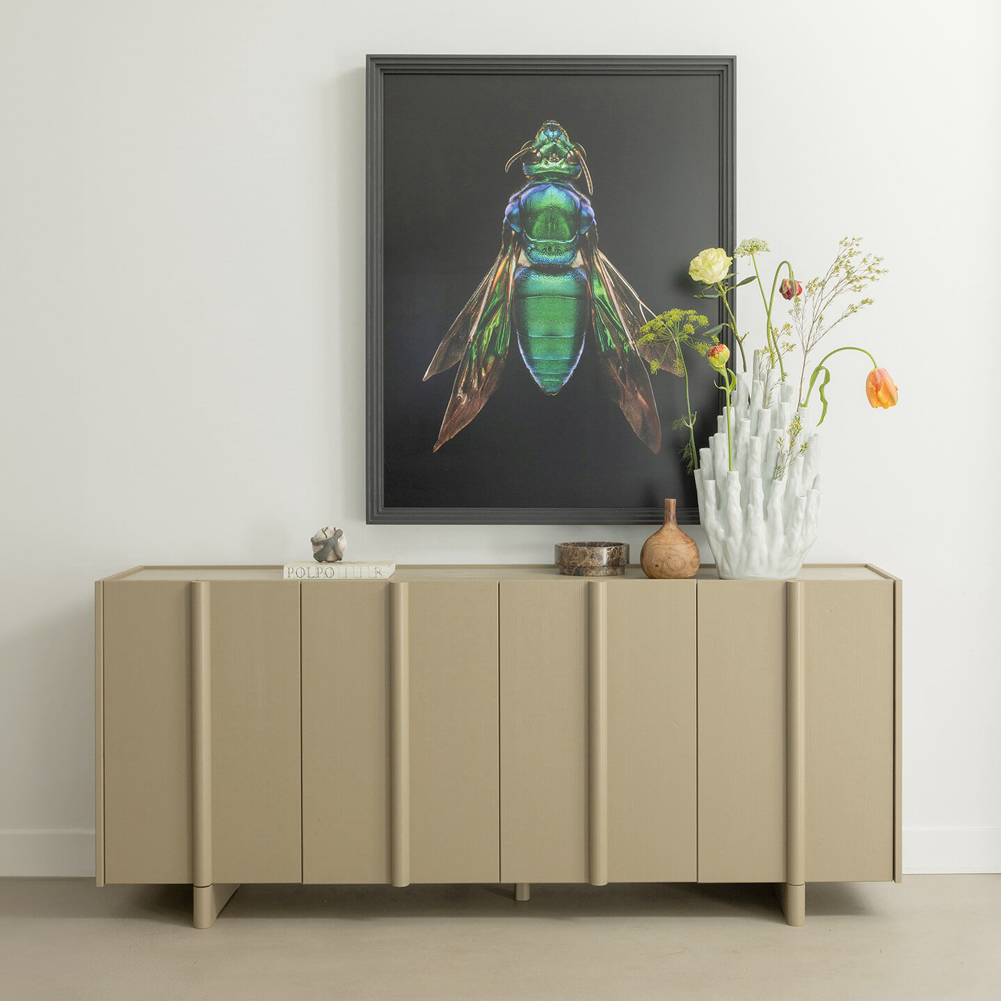 WOOOD Dressoir 'Basu' Grenen