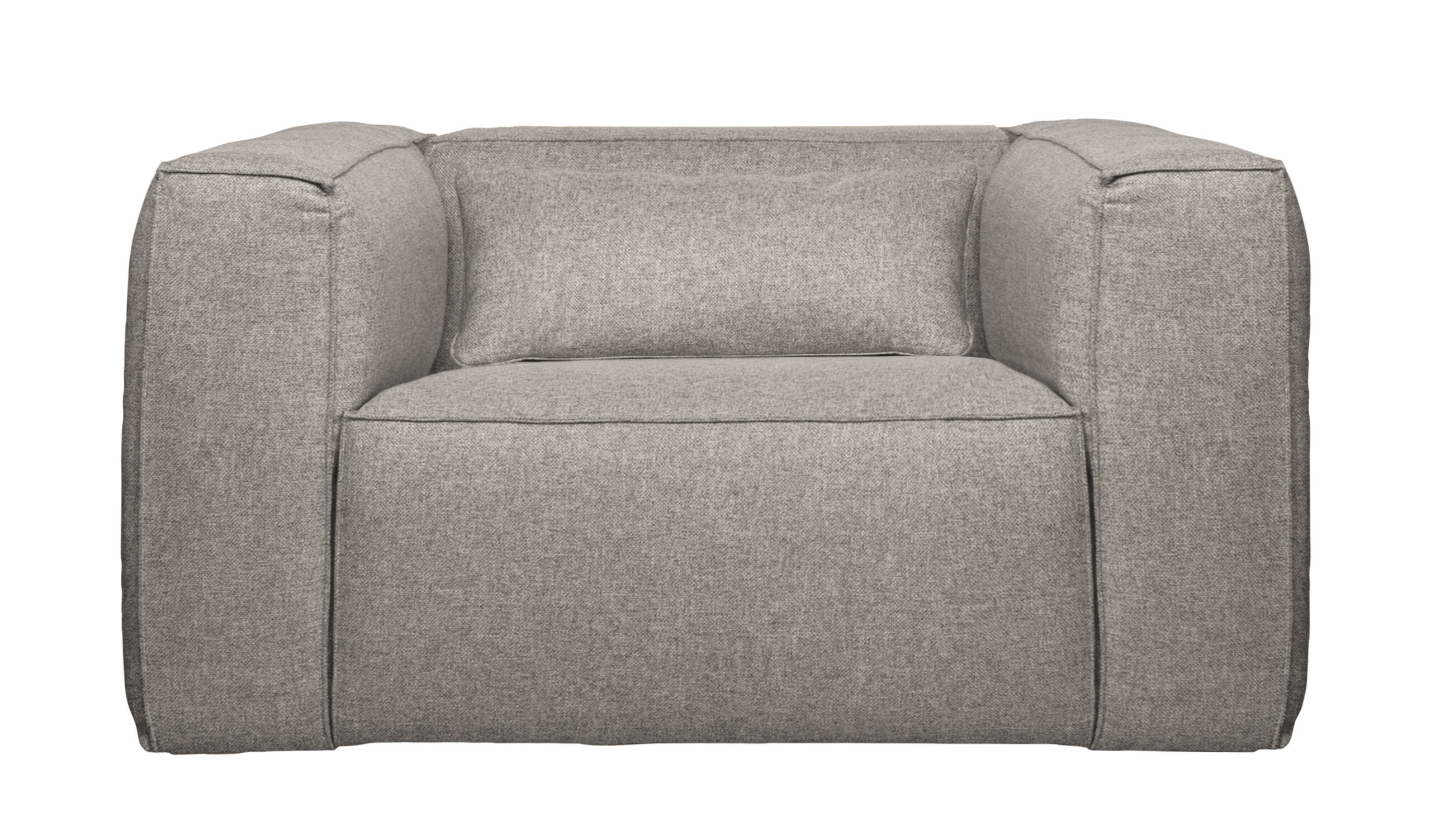 WOOOD Fauteuil 'Bean' Met Kussen