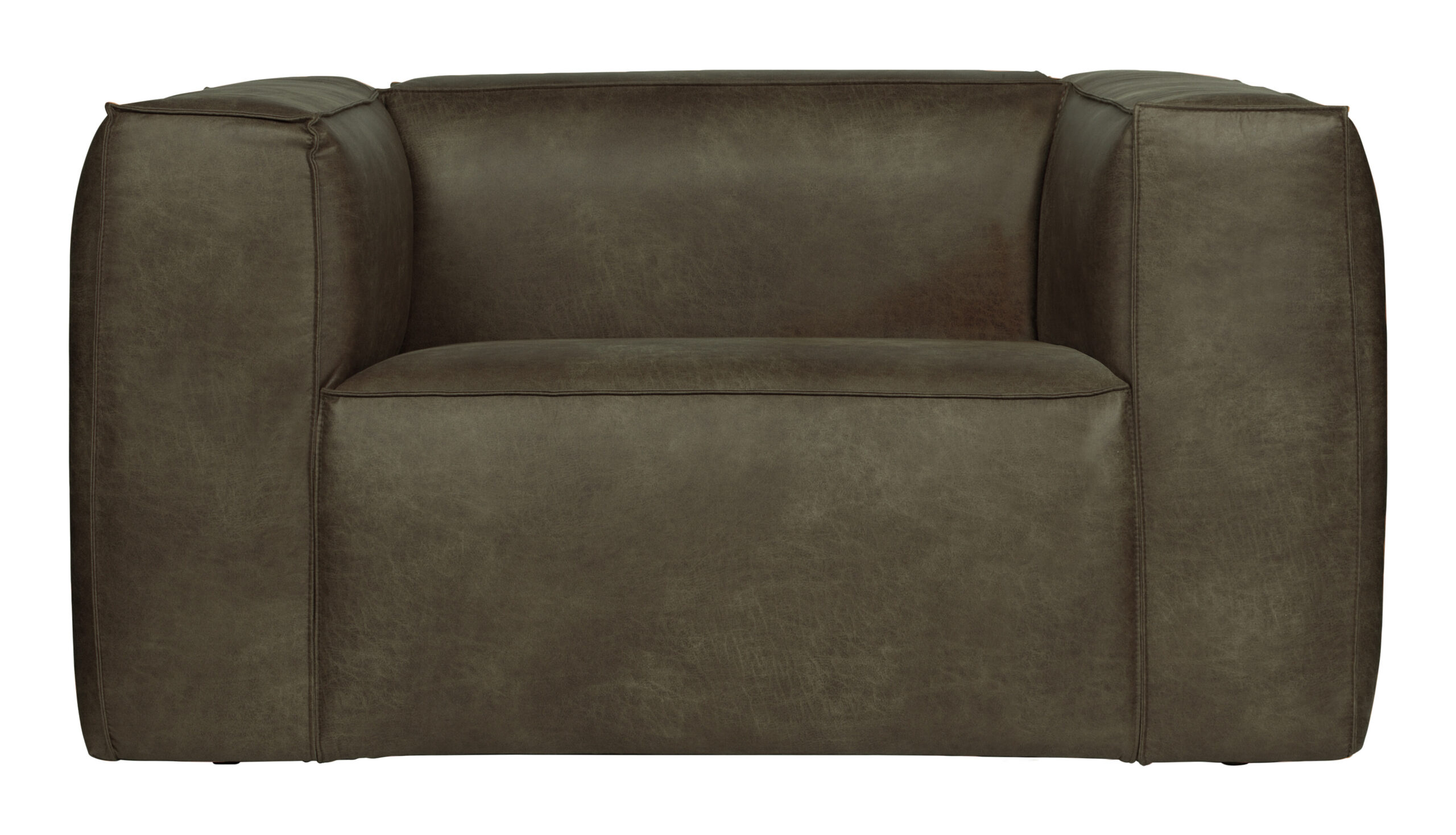 WOOOD Fauteuil 'Bean' Recycle Leer