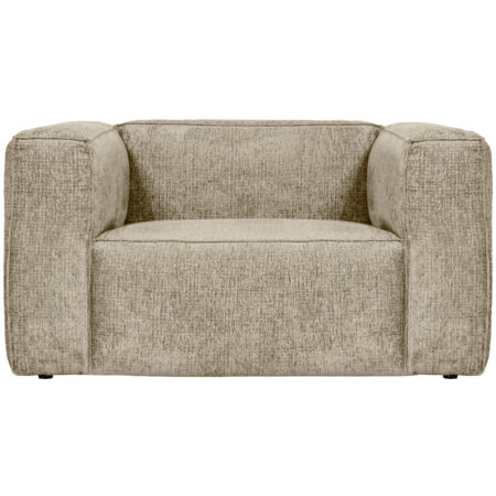 WOOOD Fauteuil 'Bean' Structure Velvet