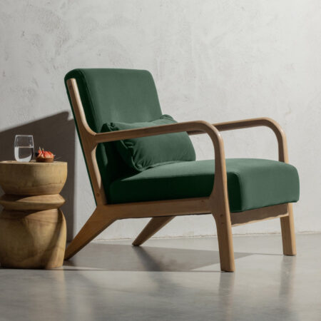 WOOOD Fauteuil 'Mark' Velvet