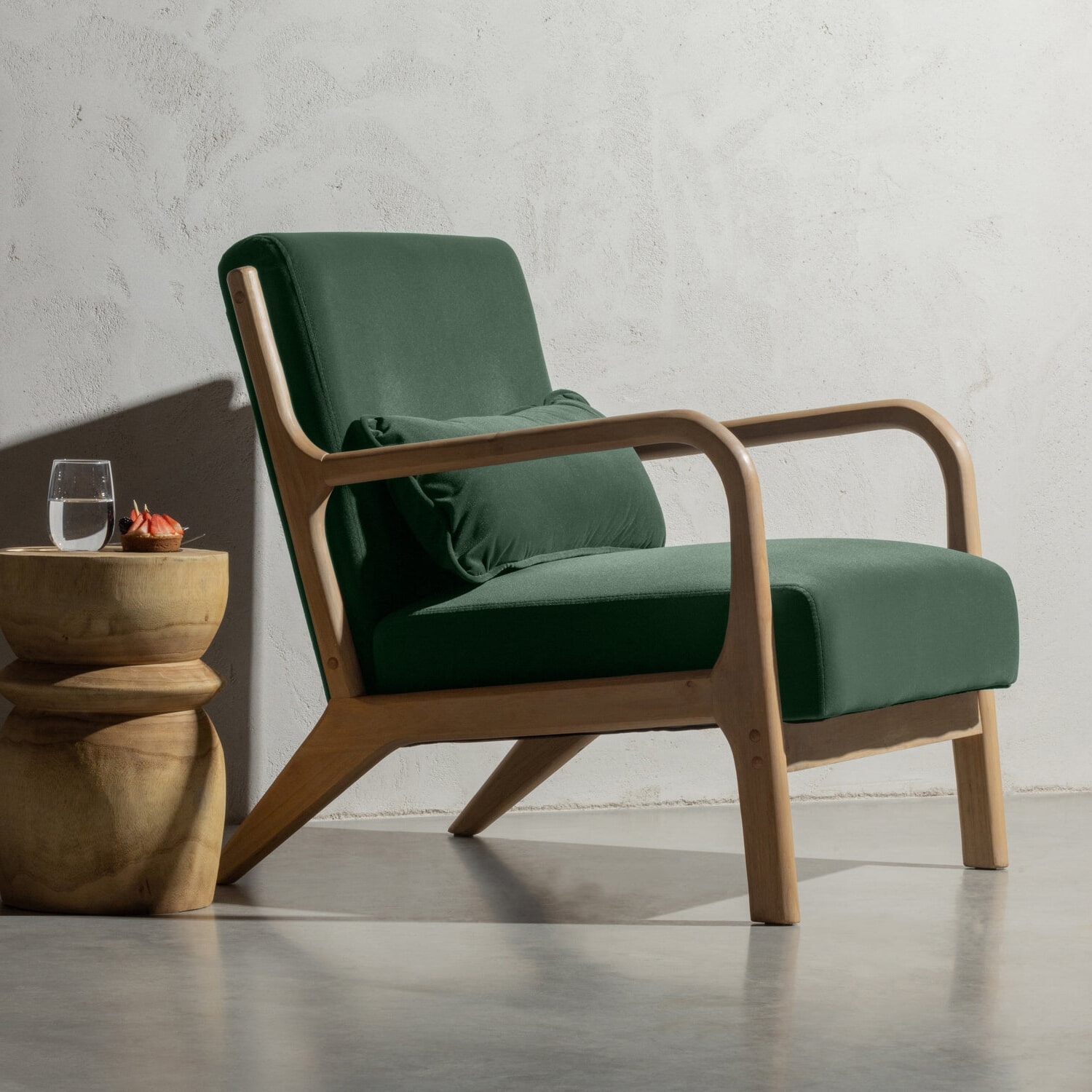 WOOOD Fauteuil 'Mark' Velvet