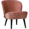WOOOD Fauteuil 'Sara' Velvet